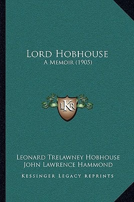 Lord Hobhouse: A Memoir (1905)