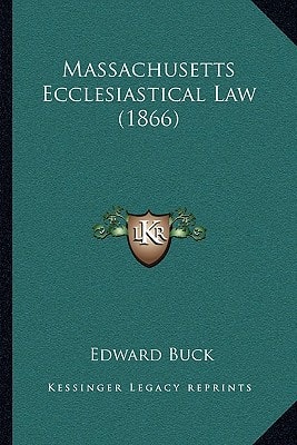 Massachusetts Ecclesiastical Law (1866)