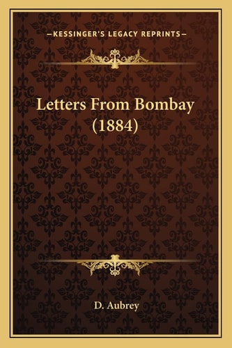 Letters From Bombay (1884)