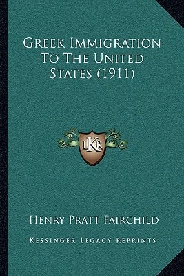 Greek Immigration To The United States (1911)