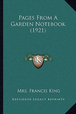 Pages From A Garden Notebook (1921)