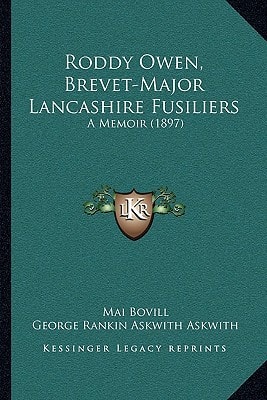 Roddy Owen, Brevet-Major Lancashire Fusiliers: A Memoir (1897)
