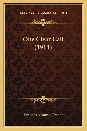 One Clear Call (1914)