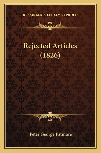 Rejected Articles (1826)