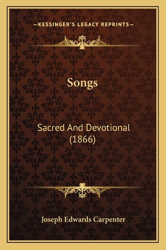 Songs: Sacred And Devotional (1866)