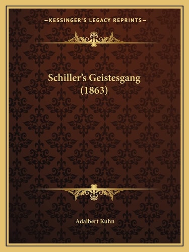 Schiller's Geistesgang (1863)