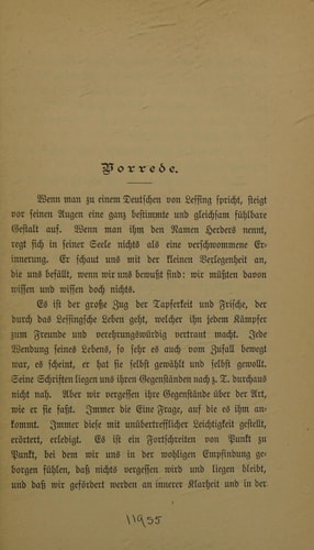 Herders Leben (1895)