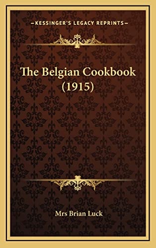 The Belgian Cookbook (1915)