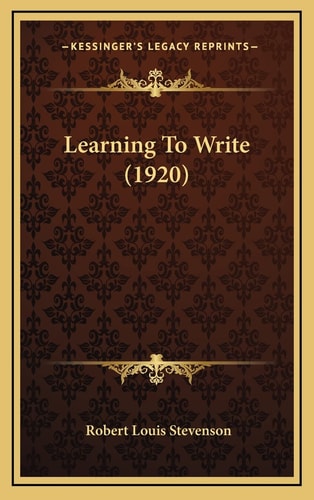 Learning To Write (1920)