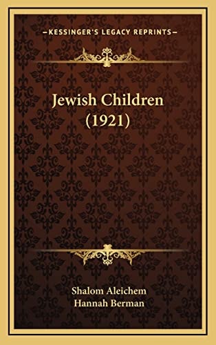 Jewish Children (1921)