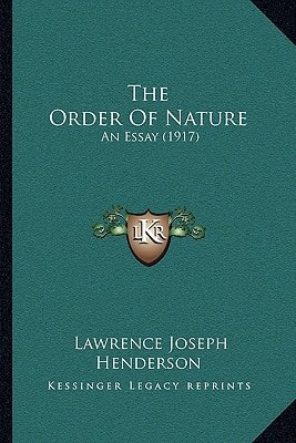 The Order Of Nature: An Essay (1917)