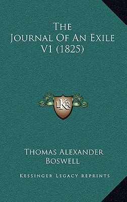 The Journal Of An Exile V1 (1825)