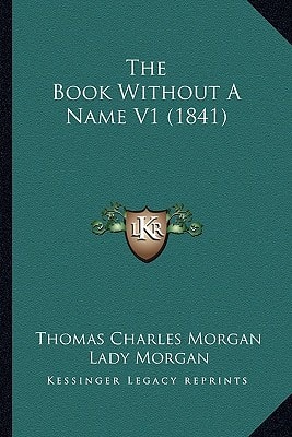 The Book Without A Name V1 (1841)