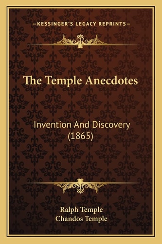 The Temple Anecdotes: Invention And Discovery (1865)