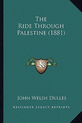 The Ride Through Palestine (1881)