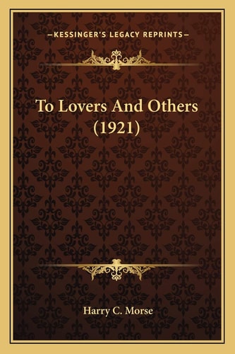 To Lovers And Others (1921)