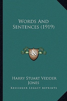 Words And Sentences (1919)