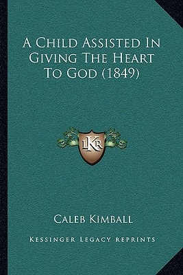 A Child Assisted In Giving The Heart To God (1849)