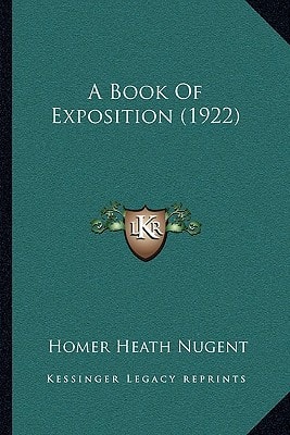 A Book Of Exposition (1922)