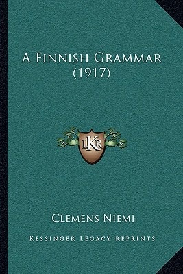 A Finnish Grammar (1917)