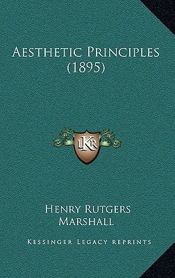 Aesthetic Principles (1895)