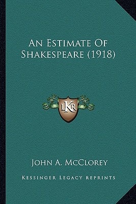 An Estimate Of Shakespeare (1918)