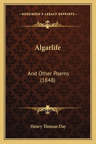 Algarlife: And Other Poems (1848)