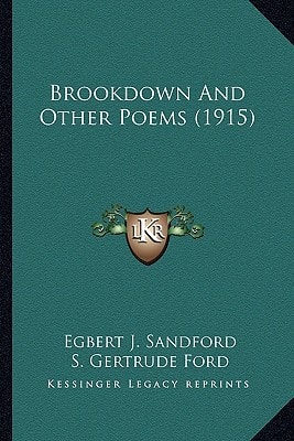 Brookdown And Other Poems (1915)