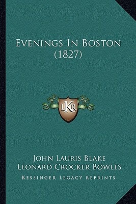 Evenings In Boston (1827)