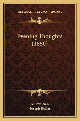 Evening Thoughts (1850)