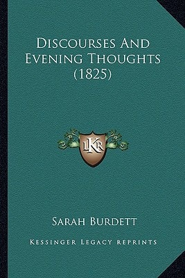 Discourses And Evening Thoughts (1825)