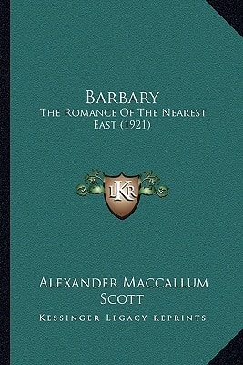 Barbary: The Romance Of The Nearest East (1921)