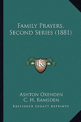 Family Prayers, Second Series (1881)