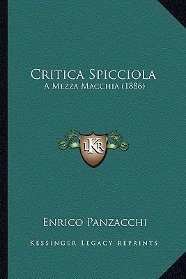 Critica Spicciola: A Mezza Macchia (1886)