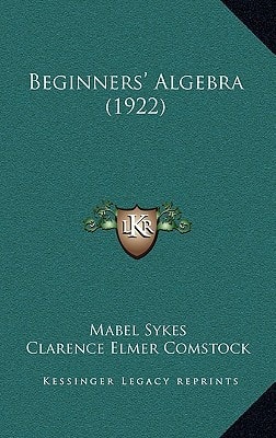 Beginners' Algebra (1922)