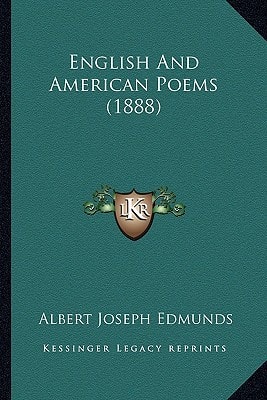 English And American Poems (1888)