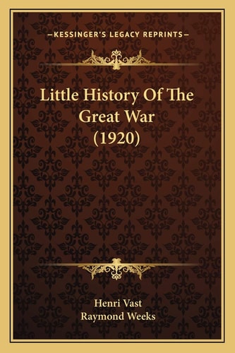 Little History Of The Great War (1920)