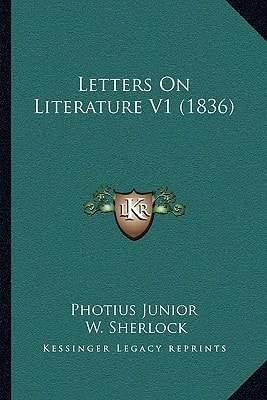 Letters On Literature V1 (1836)