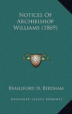 Notices Of Archibishop Williams (1869)