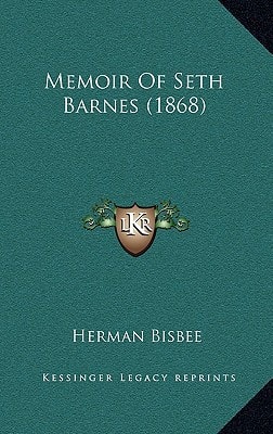 Memoir Of Seth Barnes (1868)