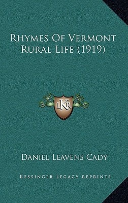 Rhymes Of Vermont Rural Life (1919)