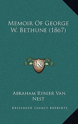 Memoir Of George W. Bethune (1867)