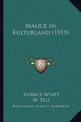 Malice In Kulturland (1915)