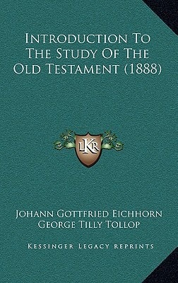 Introduction To The Study Of The Old Testament (1888)