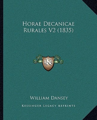 Horae Decanicae Rurales V2 (1835)