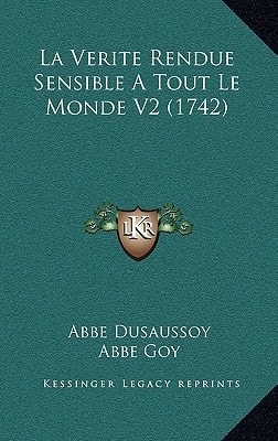 La Verite Rendue Sensible A Tout Le Monde V2 (1742)
