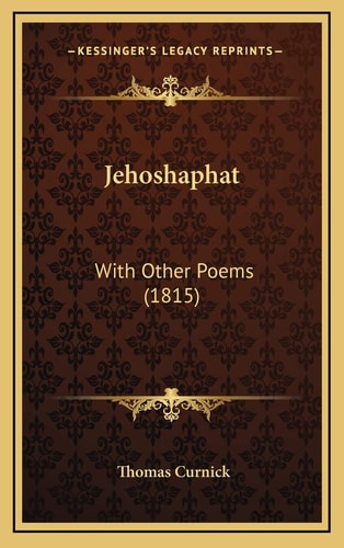 Jehoshaphat: With Other Poems (1815)