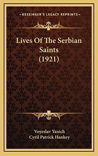 Lives Of The Serbian Saints (1921)