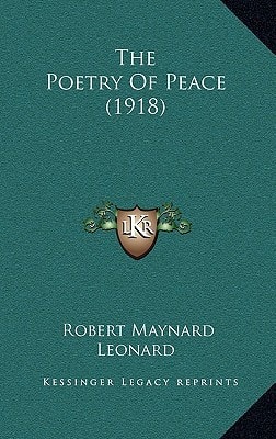 The Poetry Of Peace (1918)