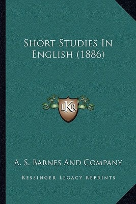 Short Studies In English (1886)